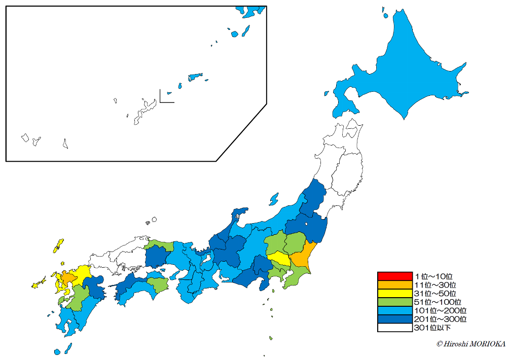 野口さんの分布図